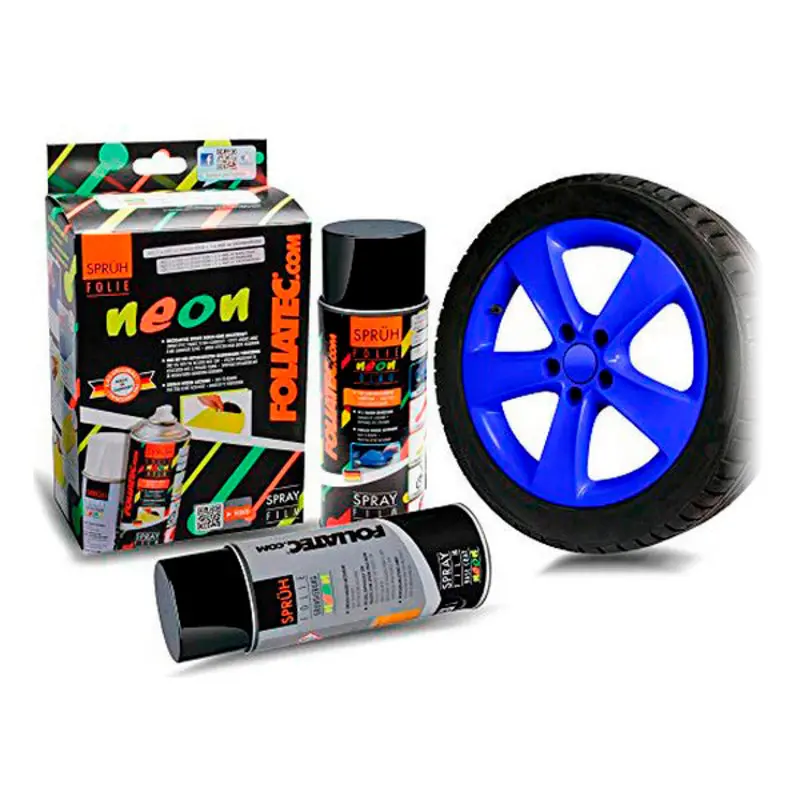 Borracha Líquida Para Carros Foliatec     Azul 400 Ml (2 Pcs) 1
