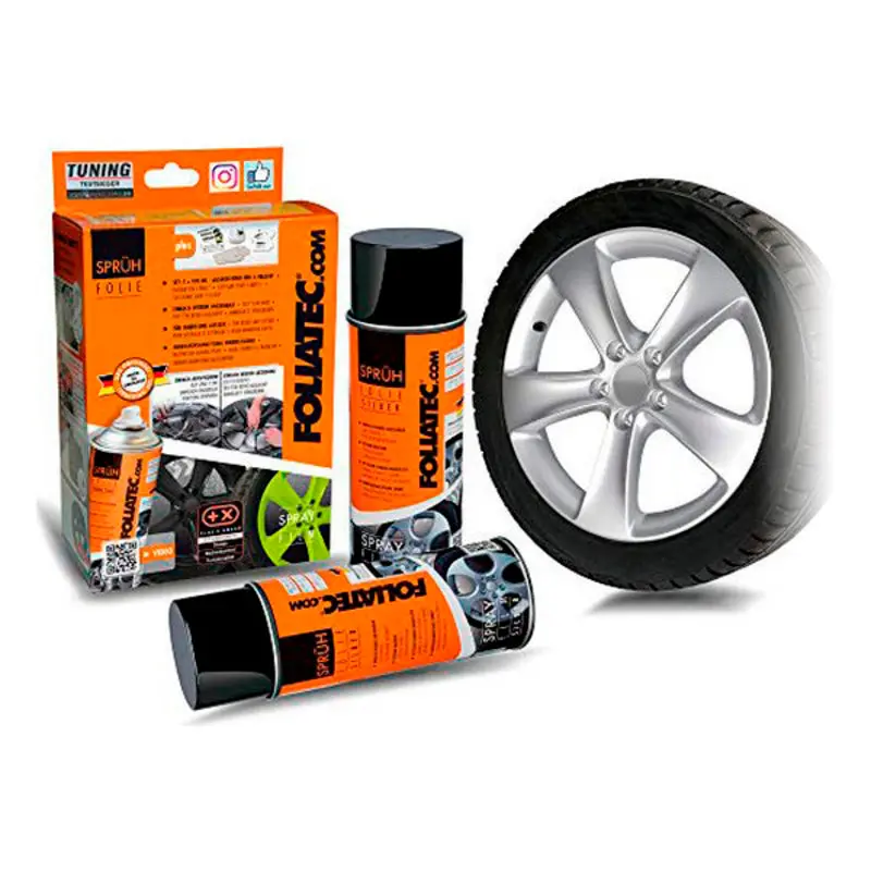 Borracha Líquida Para Carros Foliatec     Prateado 400 Ml (2 Pcs) 1