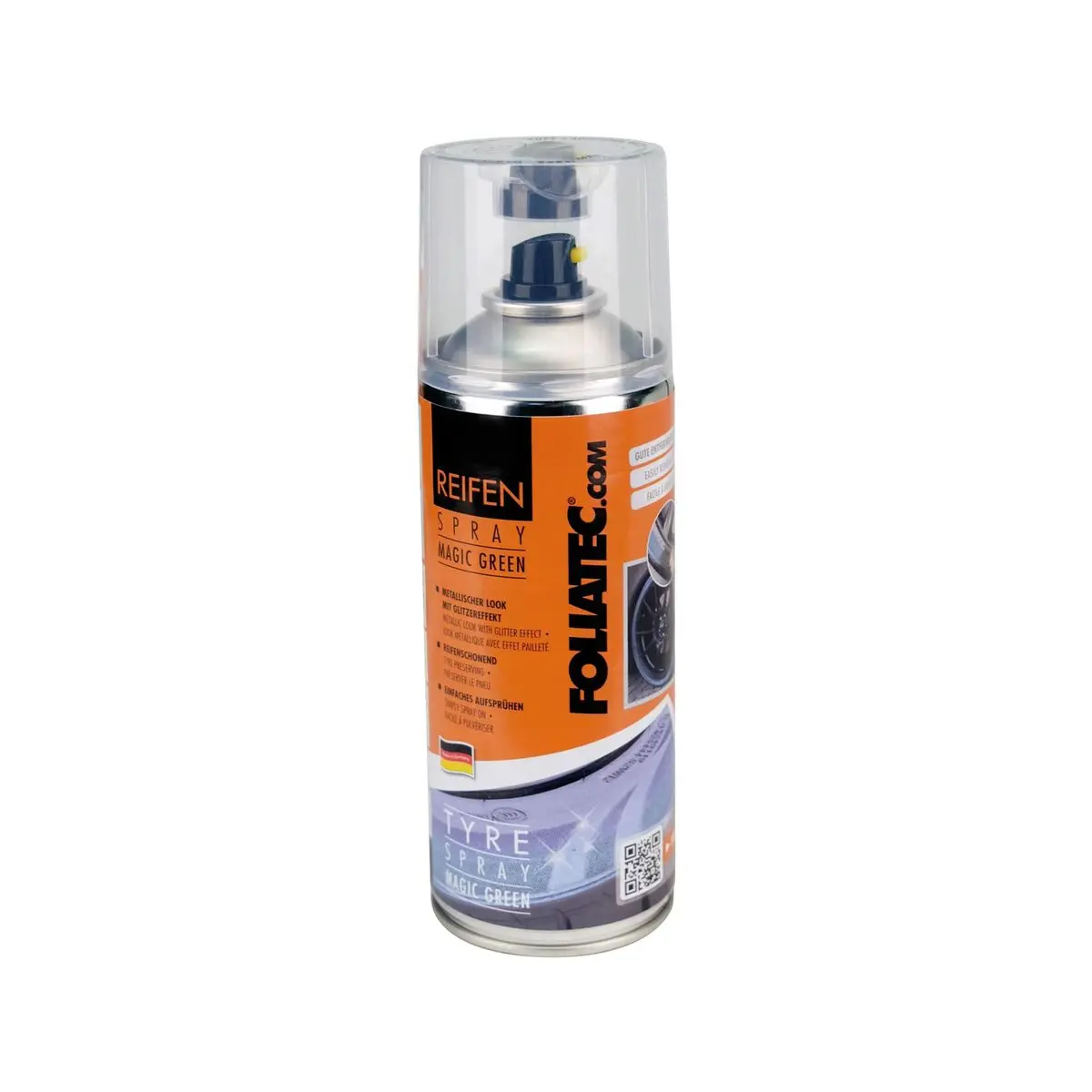 Tinta Em Spray Foliatec Verde Rodas 400 Ml 1