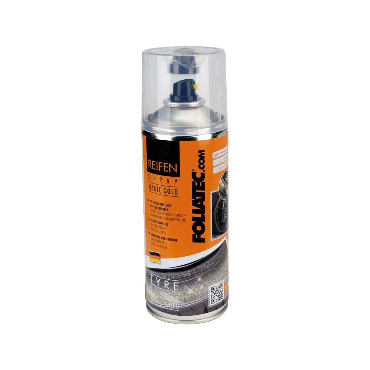 Tinta Em Spray Foliatec Dourado Rodas 400 Ml 2