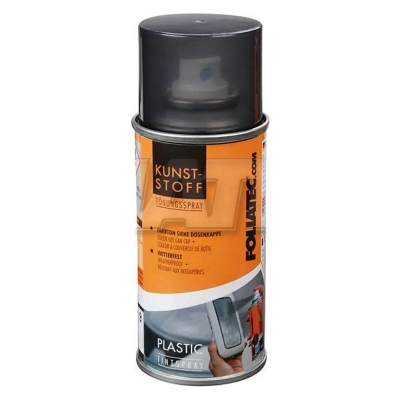 Tinta Em Spray Foliatec 21010 Plástico Luz Interior Preto/Cinzento (150 Ml) 1