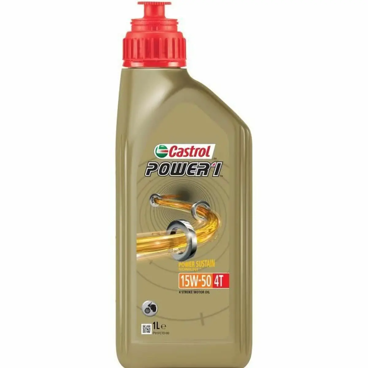 Óleo De Motor Para Motos Castrol Power1 4T 15W50 1