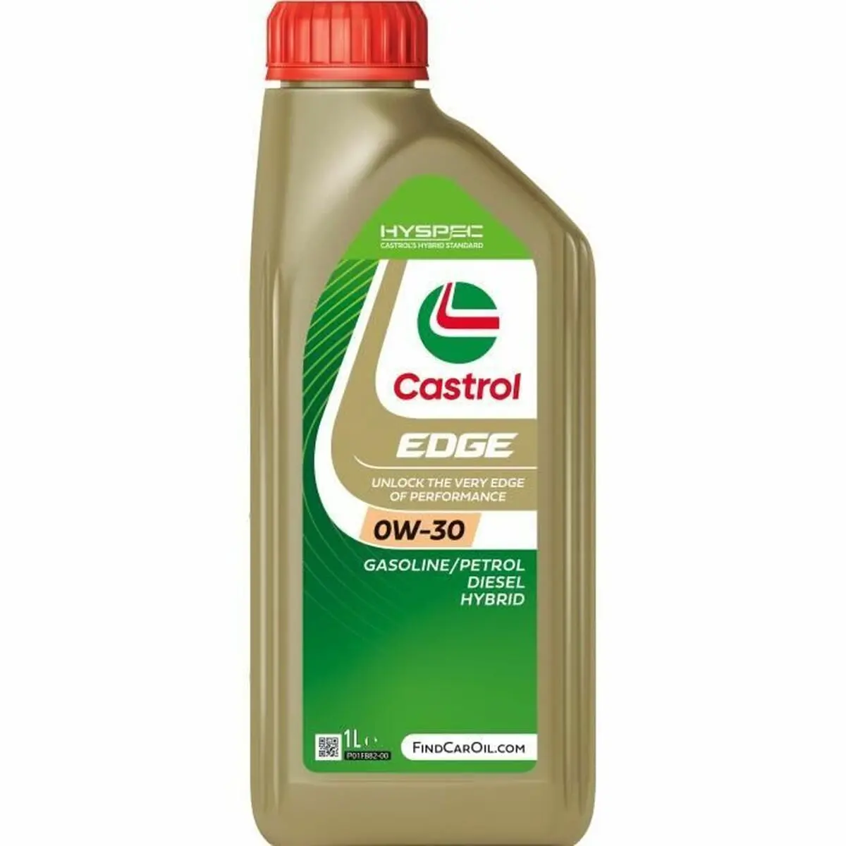 Óleo De Motor Para Automóveis Castrol Edge Gasolina Diesel Híbrido 0W30 1 L 1