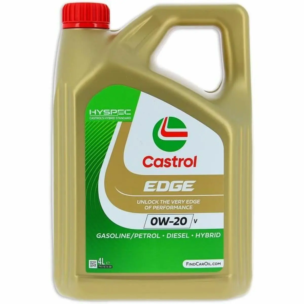 Óleo De Motor Castrol Edge Gasolina Diesel Híbrido 0W20 4 L 1