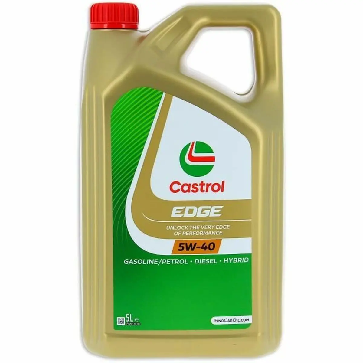 Óleo De Motor Castrol Edge Gasolina Diesel Híbrido 5W40 5 L 1