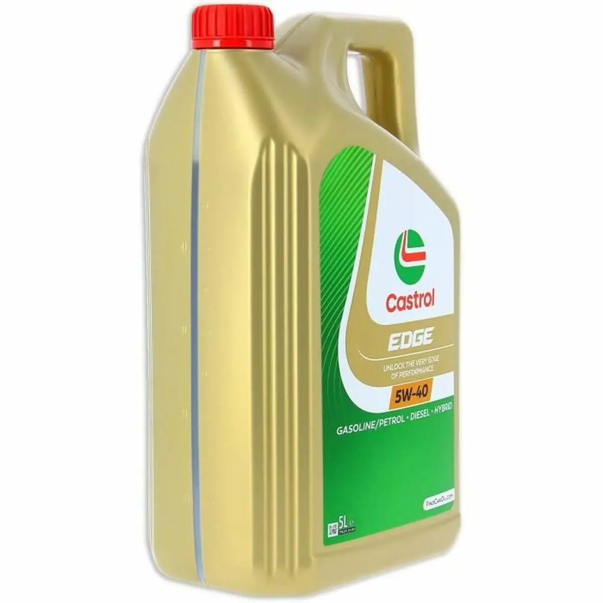 Óleo De Motor Castrol Edge Gasolina Diesel Híbrido 5W40 5 L 2
