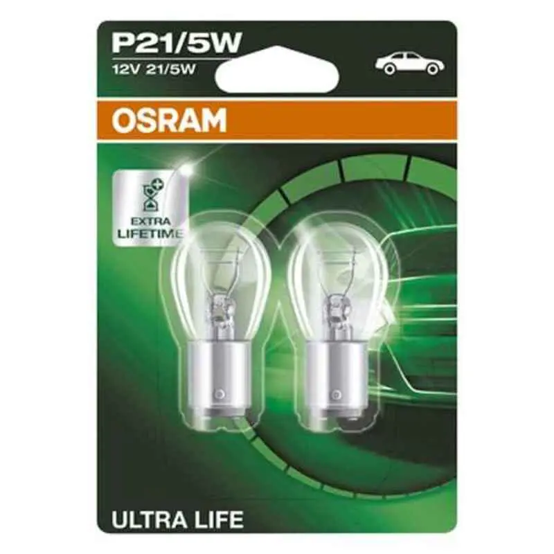 Lâmpada Para Carro Osram Os7528ult-02B P21/5W 21/5W 12V (2 Peças) 1