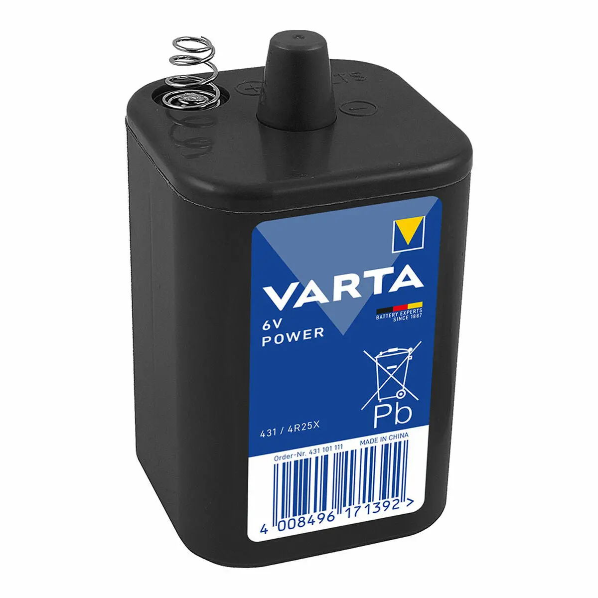 Bateria Varta 431 4R25x Zinco 6 V 1