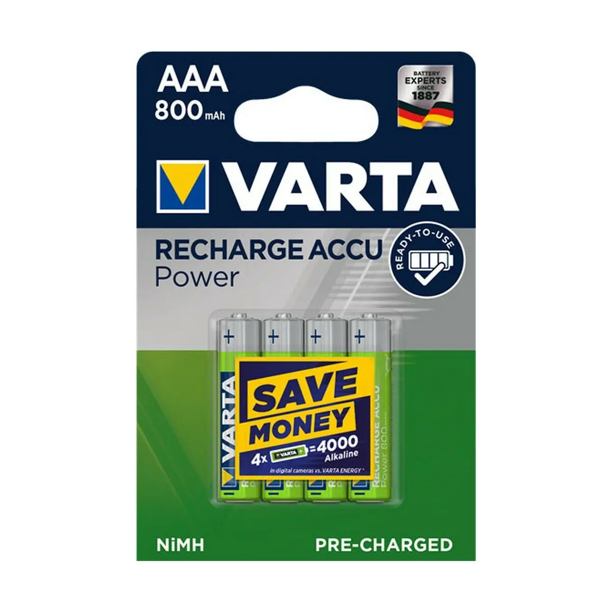 Pilhas Recarregáveis Varta -56703B 1