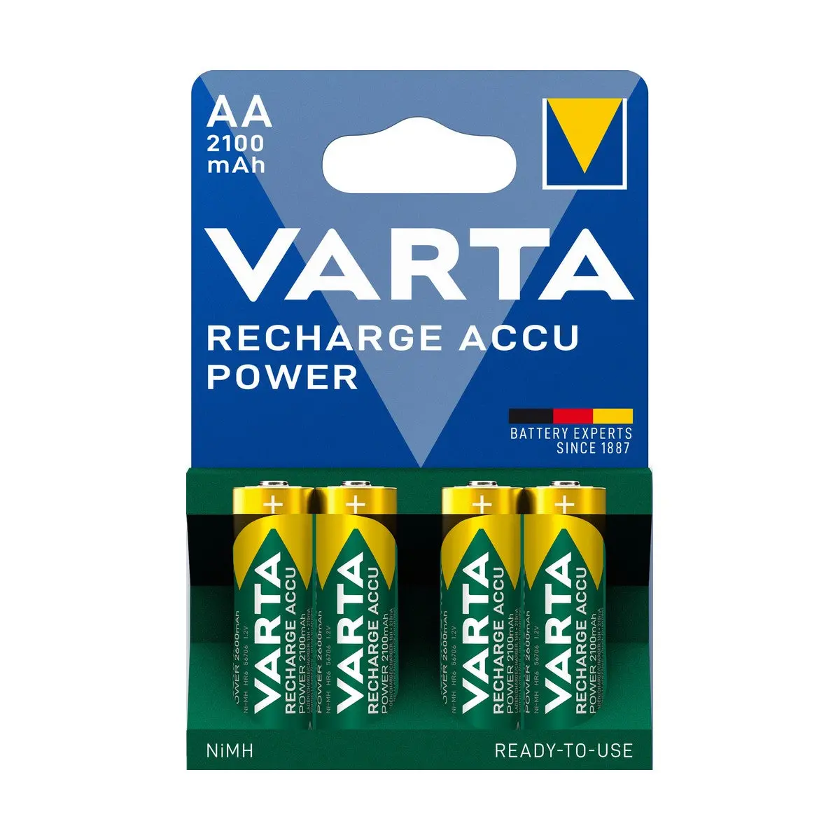 Pilhas Recarregáveis Varta 56706 101 404 1