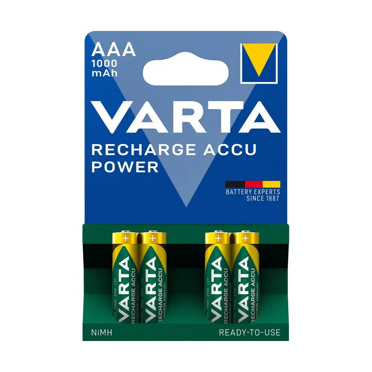 Pilhas Recarregáveis Varta 1