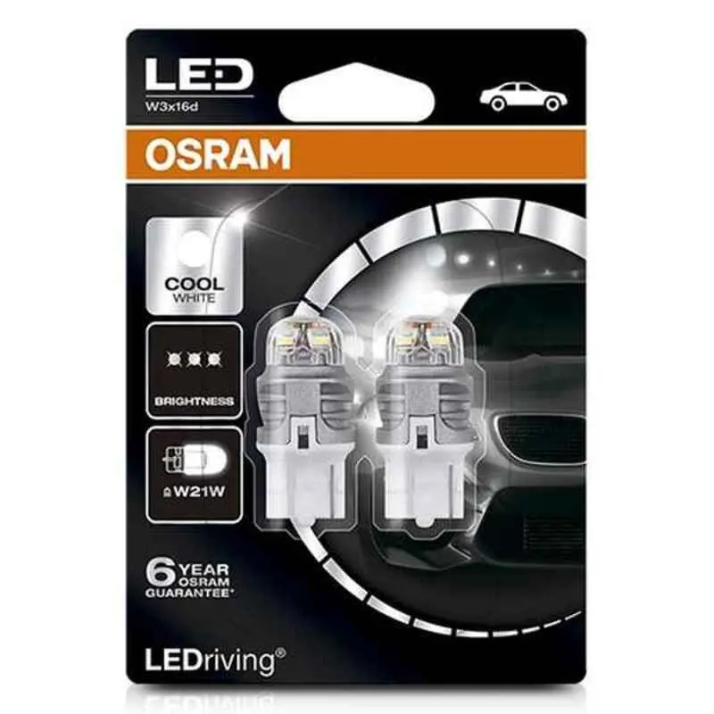 Lâmpada Para Carro Osram Os7905cw-02B W21w 2W 12V 6000K (2 Peças) 1