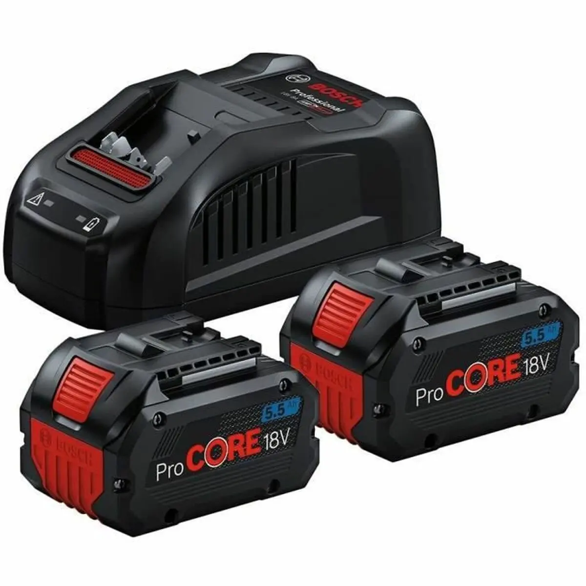 Conjunto De Carregador E Bateria Recarregável Bosch Procore 1600A0214c 18 V 5,5 Ah 1