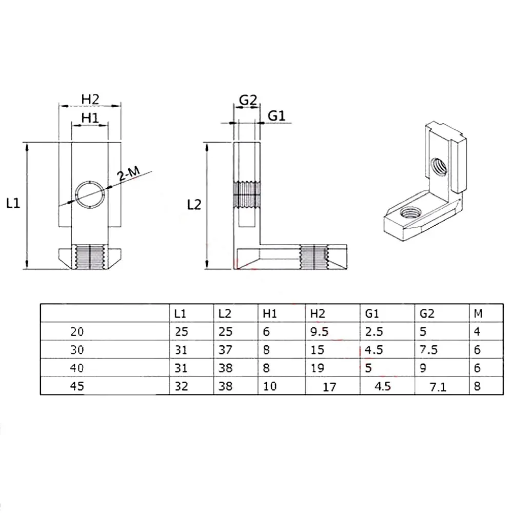 40 Series L-Connector 40 Black 2