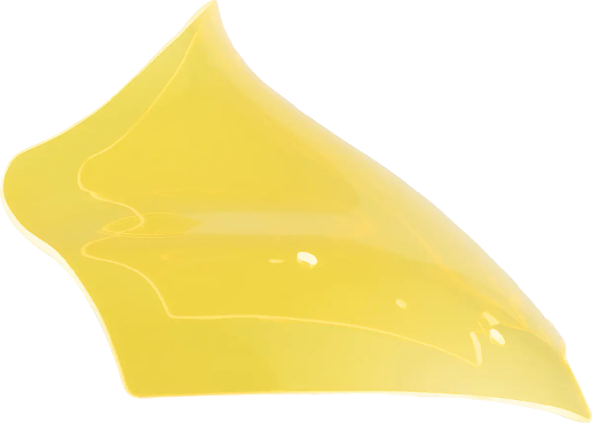 Klock Werks Kolor Flare* Windshield - 10" - Yellow Ice - Fltr Kww-01-0712 1