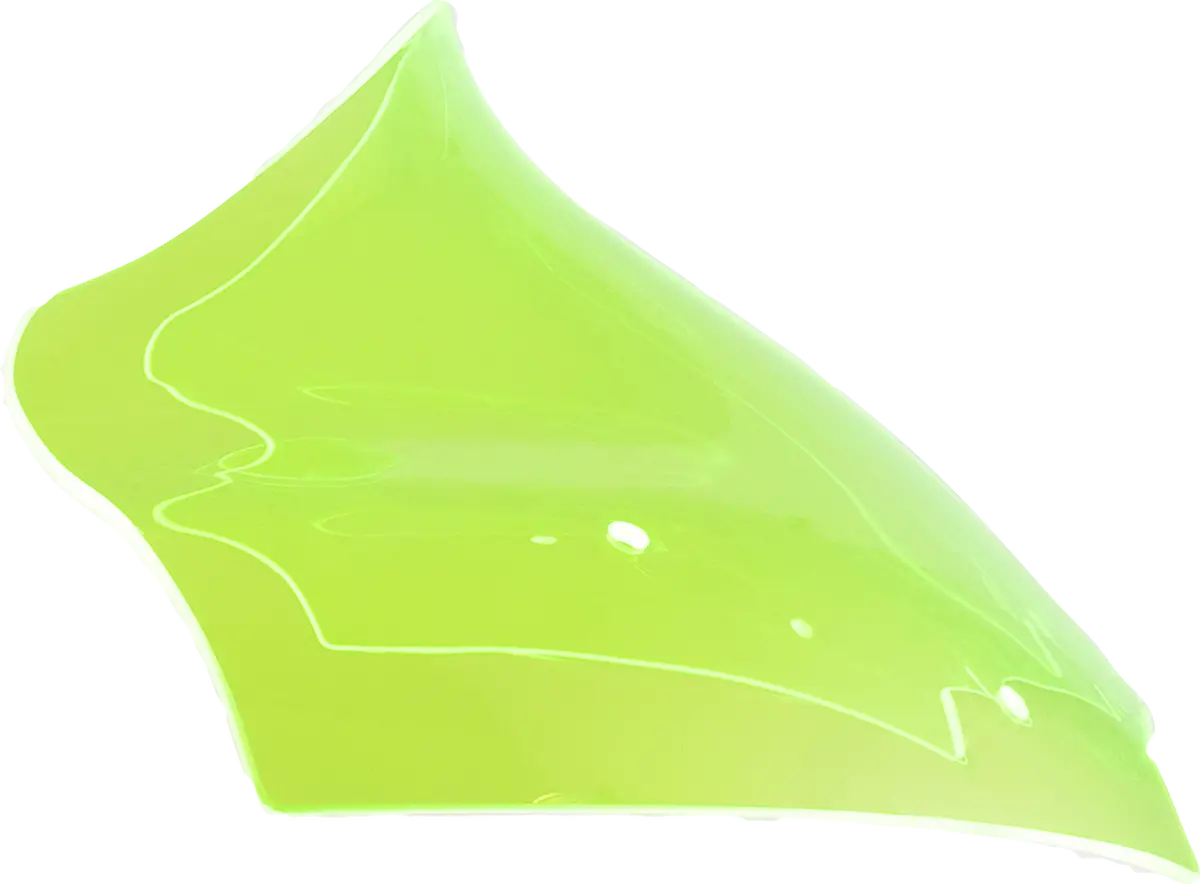 Klock Werks Kolor Flare* Windshield - 10" - Green Ice - Fltr Kww-01-0713 1