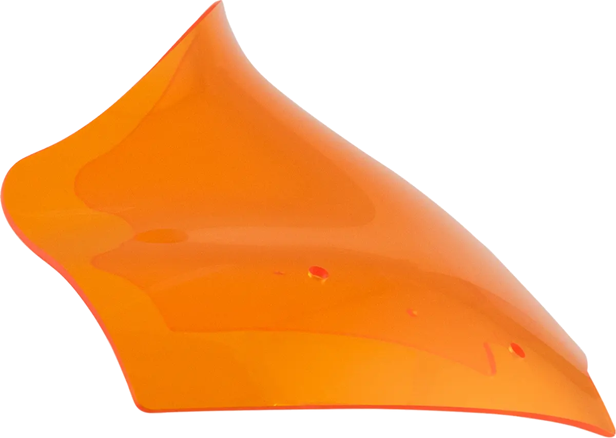 Klock Werks Kolor Flare* Windshield - 10" - Orange - Fltr Kww-01-0716 1