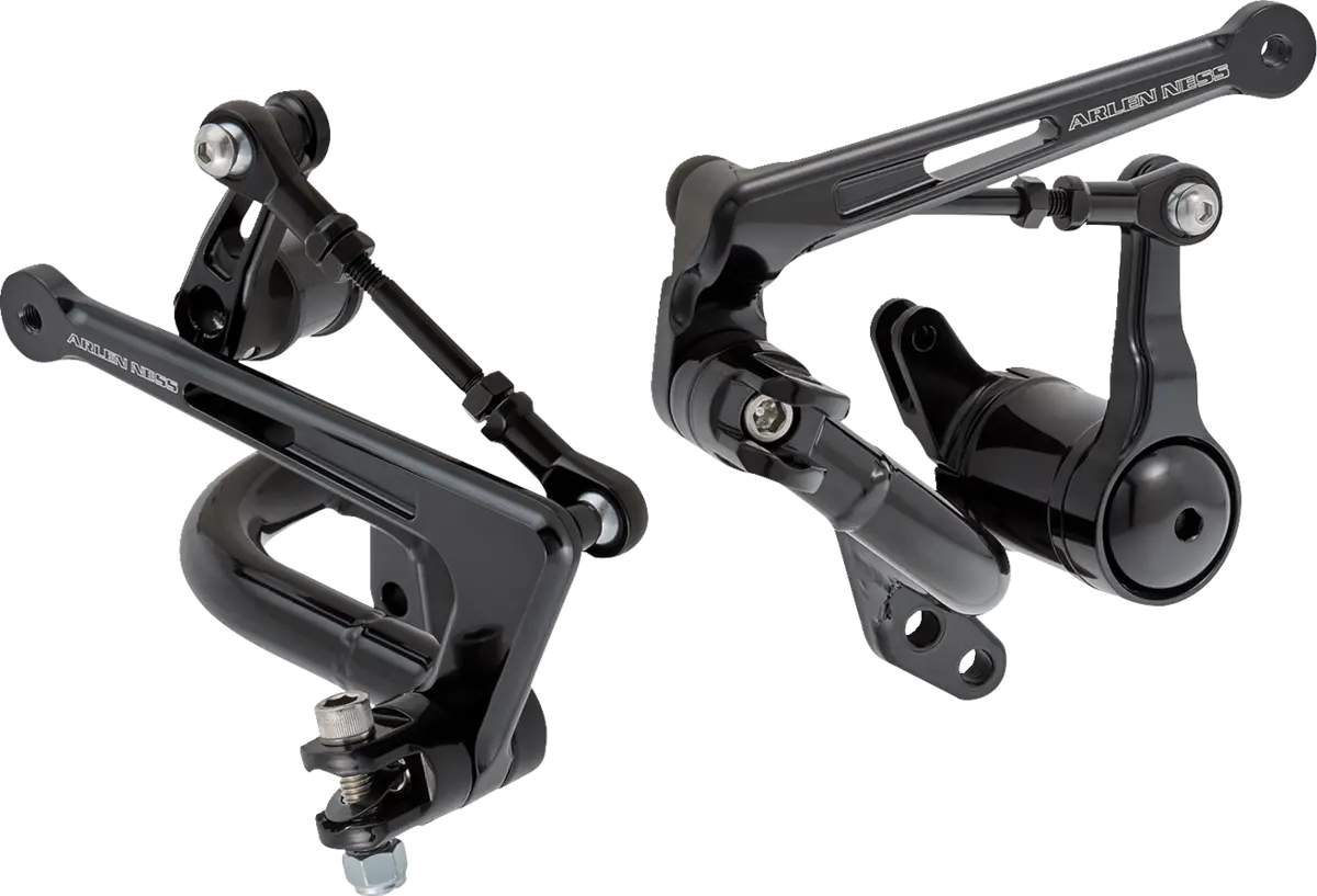 Arlen Ness Mid Controls - Black - Flt '00-'07 420-129 1