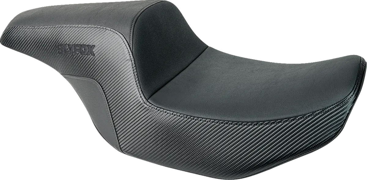 Slyfox Drifter Tour Seat - Vinyl W/ Slipstop - Black Logo - Fl '23-'24 4685A-Slyfox 1