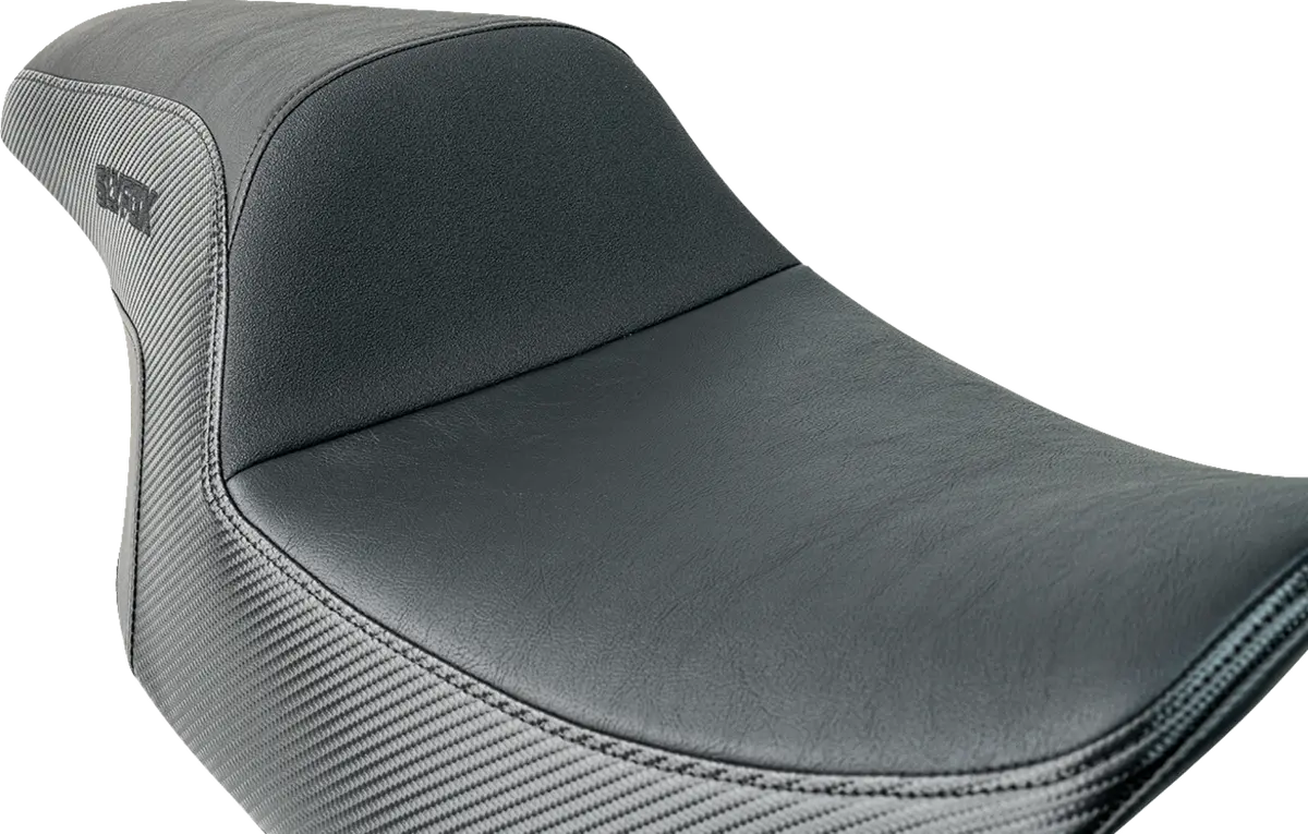 Slyfox Drifter Tour Seat - Vinyl W/ Slipstop - Black Logo - Fl '23-'24 4685A-Slyfox 2