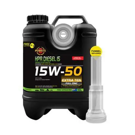 Penrite Hpr Diesel 15 Semi Synthetic 15W-50 10L Engine Oil - Hprd15010 1