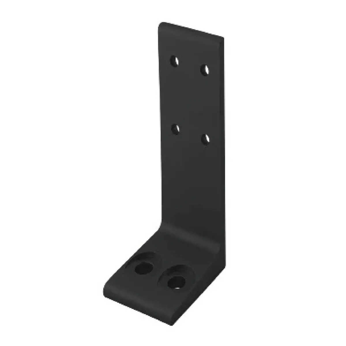 45 Series 4590 Profiles Floor Mount Base Plate Bracket Black 1