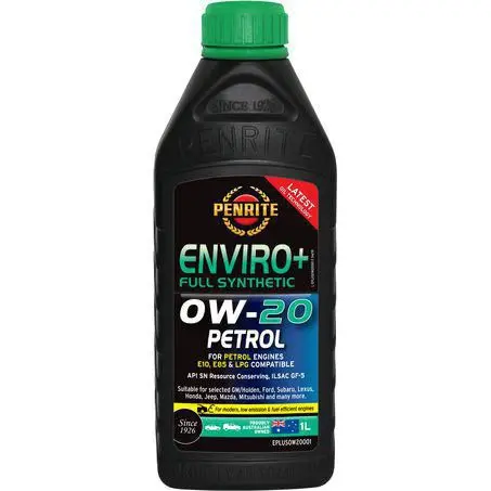 Penrite Enviro+ Fully Synthetic 0W-20 1L Engine Oil - Eplus0w20001 1
