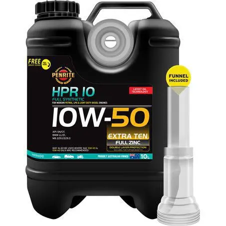 Penrite Hpr 10 Fully Synthetic 10W-50 10L Engine Oil - Hpr10010 1