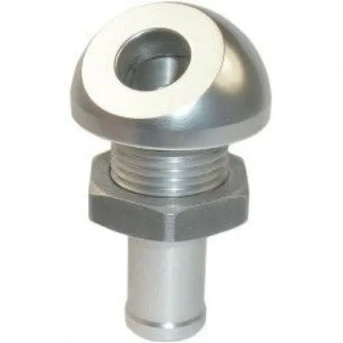 Water By Pass Fitting 1/2" Barb 45 Deg Silver 1