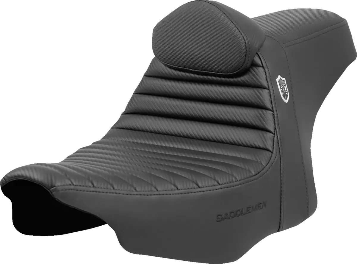 Saddlemen Pro Series Sdc Performance Seat - Tuck-N-Roll - W/ Backrest - Flh/Flt (Sc82307tb) Touring 23-24 1