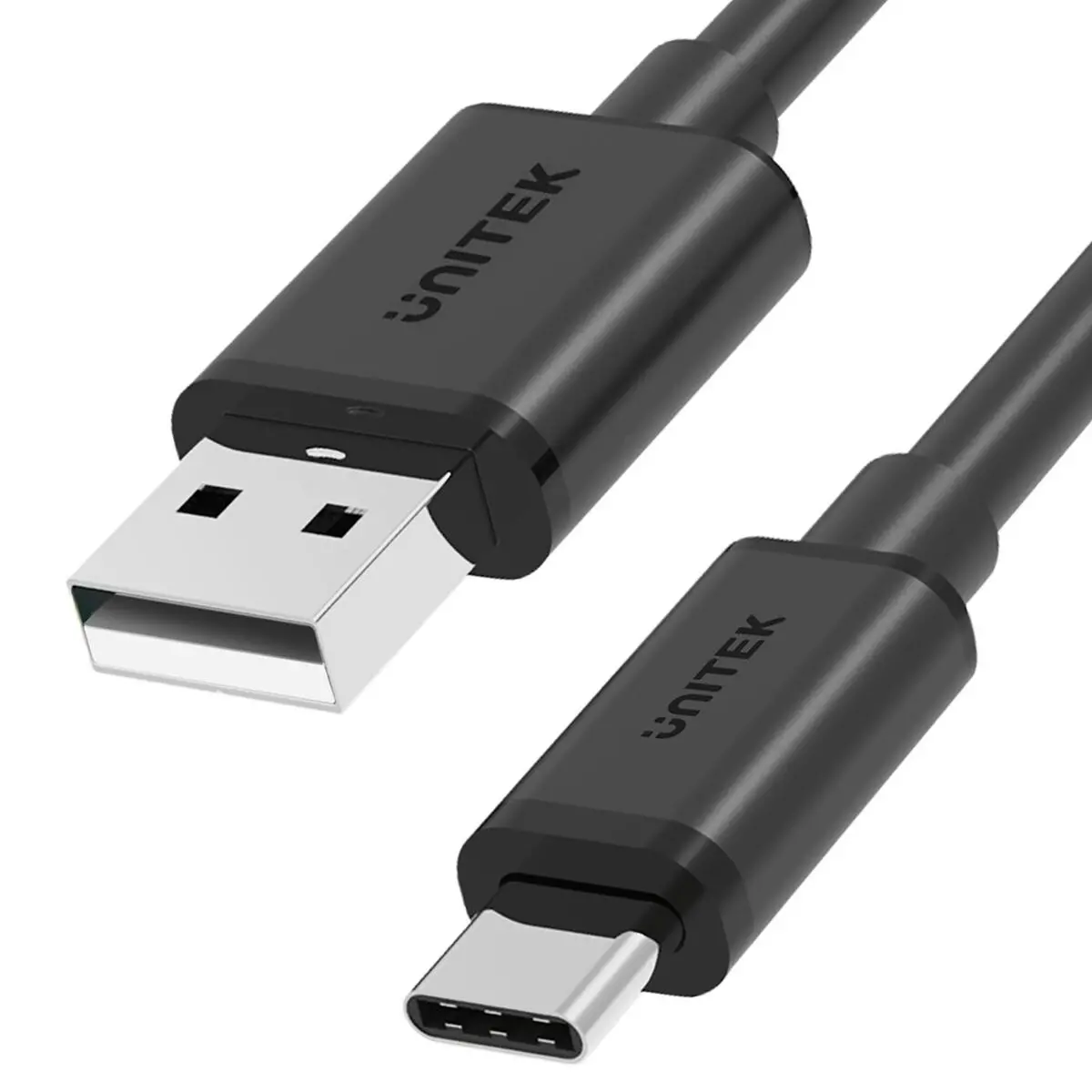 Cabo Usb-C Para Usb Unitek Y-C480bk Branco 25 Cm 1