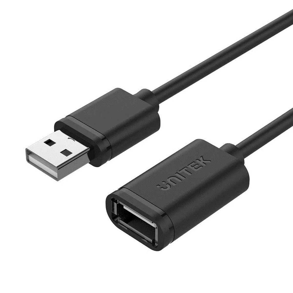 Cabo Usb Unitek Y-C417gbk Macho/Fêmea Preto 3 M 1