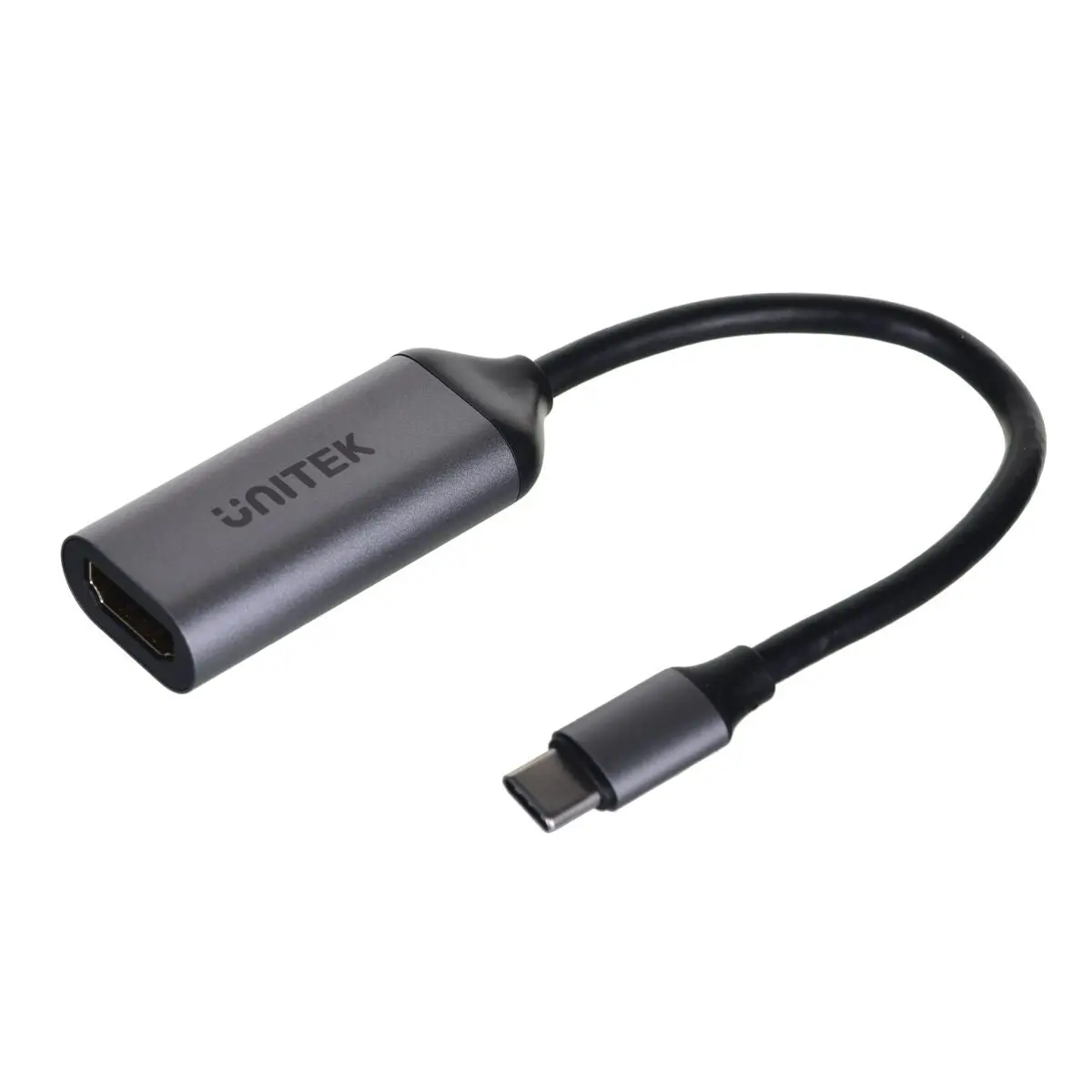 Cabo Usb-C Para Hdmi Unitek V1420a Preto 15 Cm 1