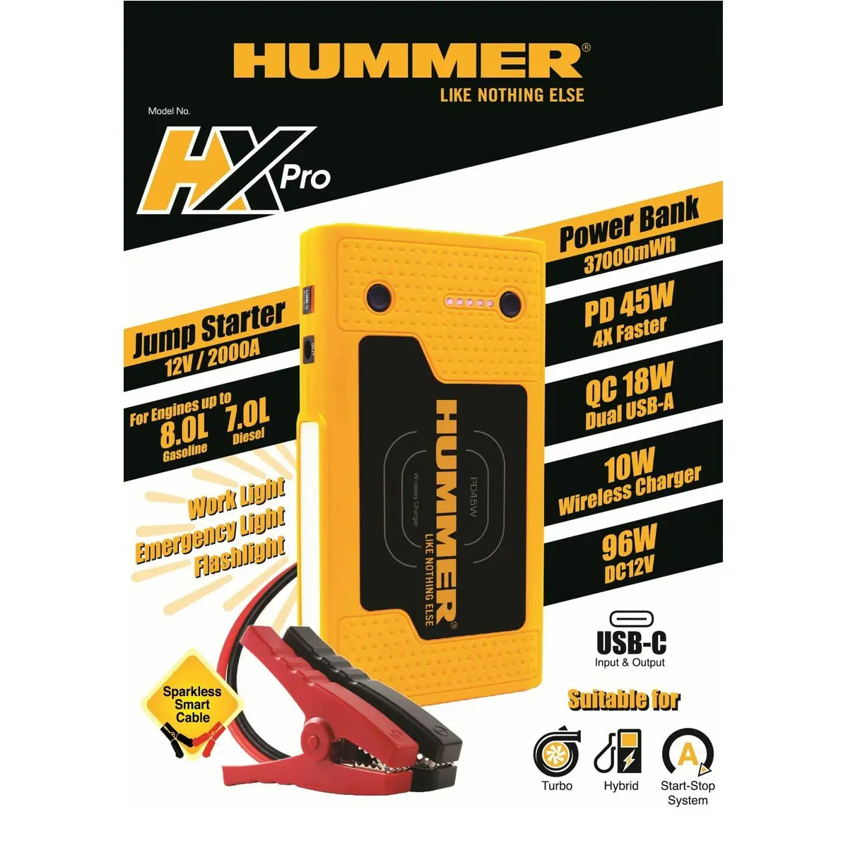 Arrancador Hummer Hummhxpro 10000 Ah 12 V 1