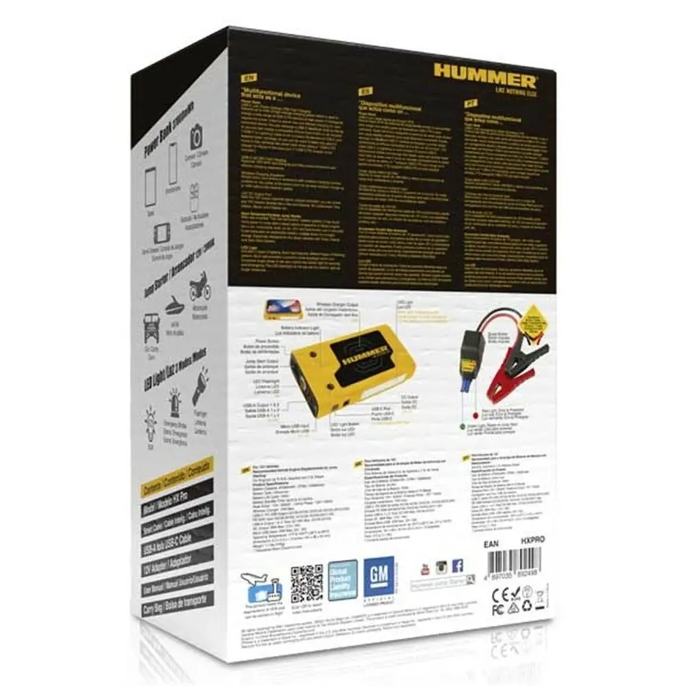 Arrancador Hummer Hummhxpro 10000 Ah 12 V 2