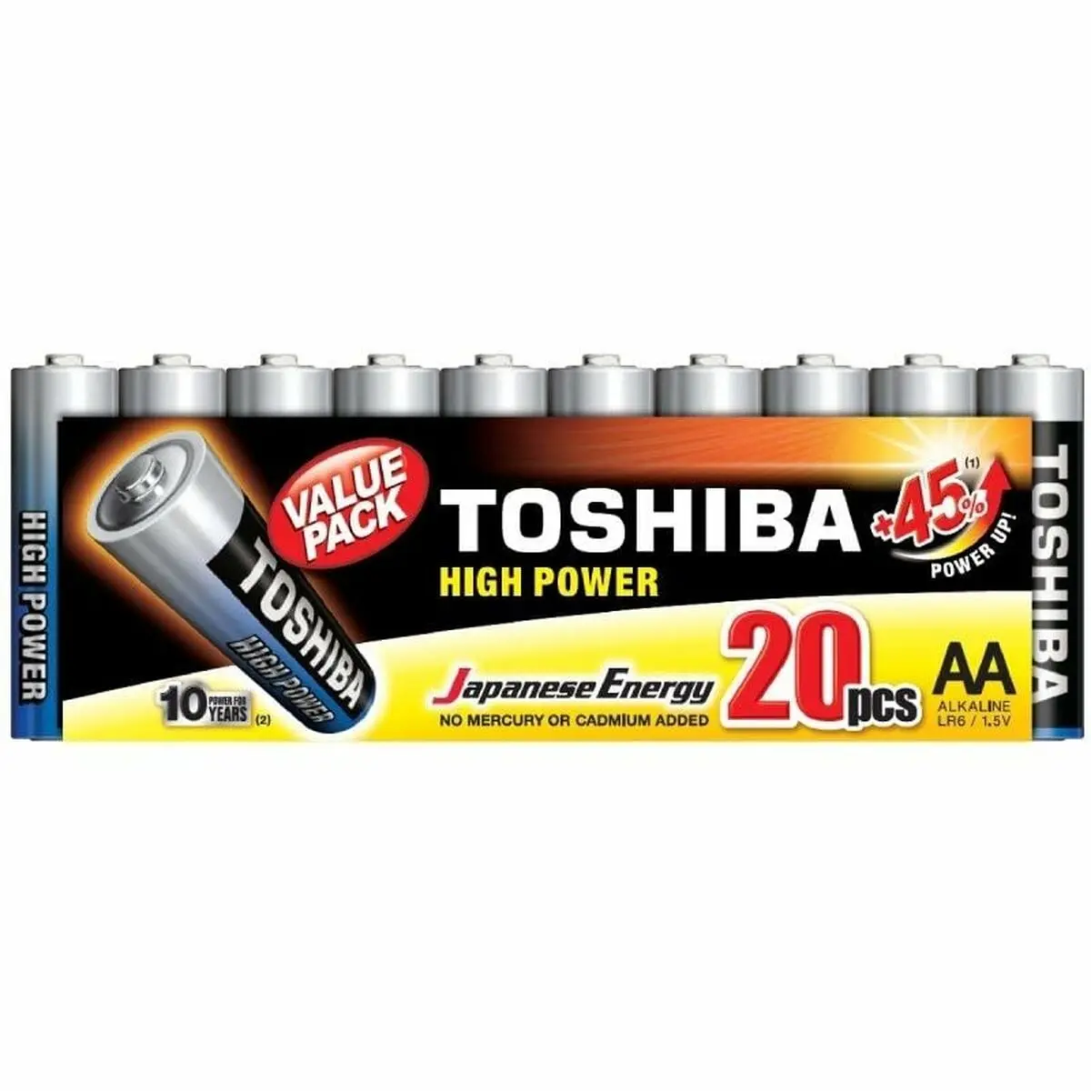 Bateria Recarregável Toshiba R6atpack20 1,5 V 2