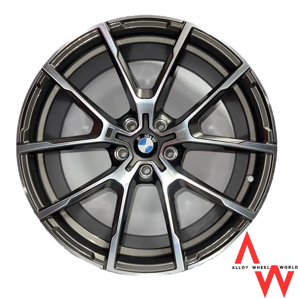 19" Bmw 850I Wheels Grey Polished 1