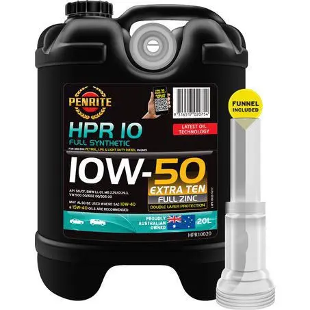 Penrite Hpr 10 Fully Synthetic 10W-50 20L Engine Oil - Hpr10020 1