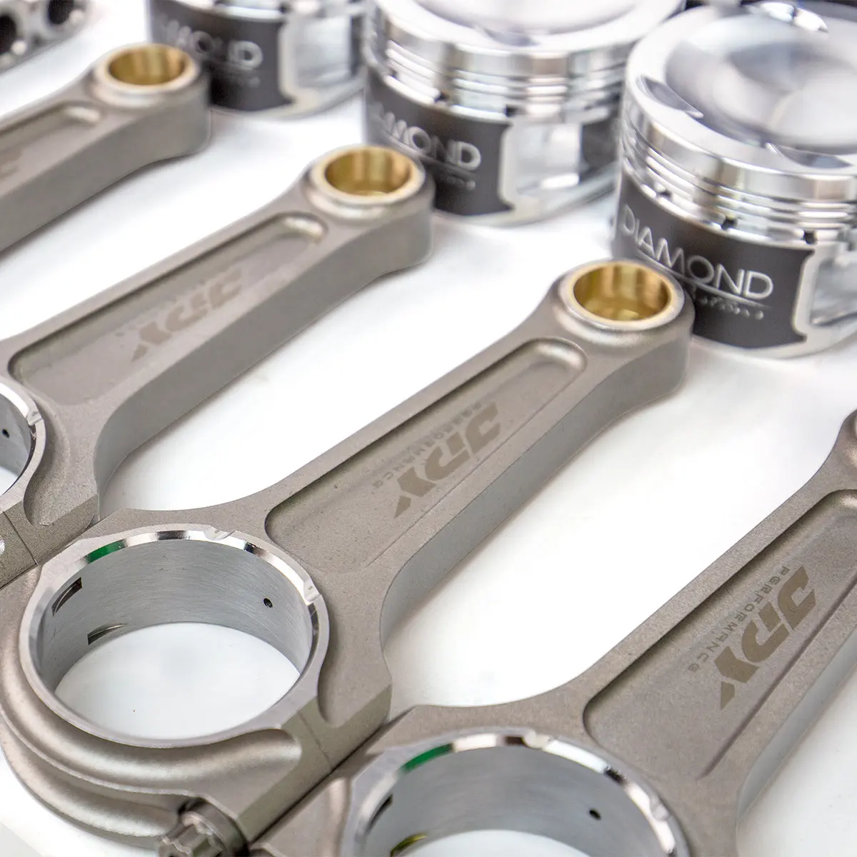 Jdy 2.0T/Fsi Engine Ultimate Block Internal Kit-Diamond Pistons Jdy Ibeam Conrod 4