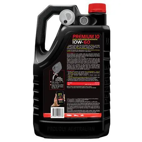 Penrite 10 Tenths Premium 10W-60 5L Engine Oil - Fs10w60005 2