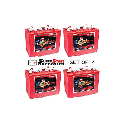 4X Us 12Vrx Xc2 12V 155Ah Golf Cart Batteries 1