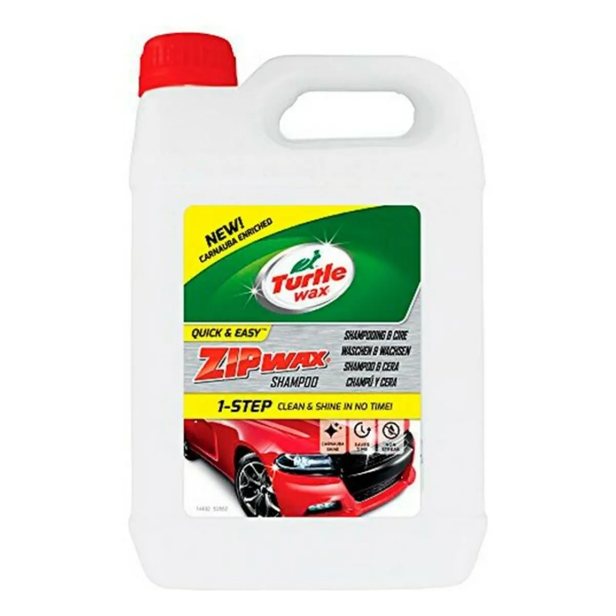 Detergente Para Automóvel Turtle Wax Zip Wax Cera (2,5 L) 1