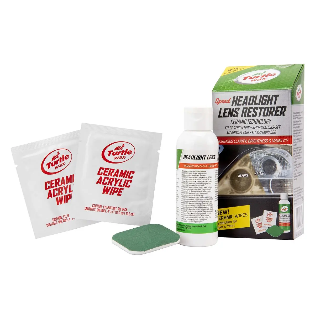 Polidor De Faróis Para Automóvel Turtle Wax 1