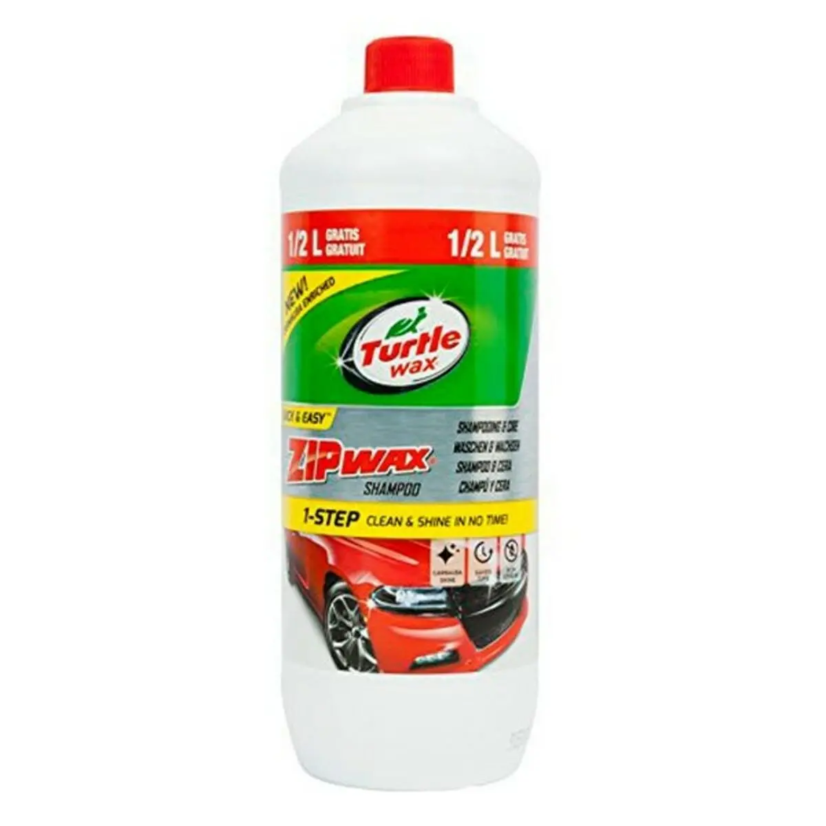 Detergente Para Automóvel Turtle Wax Zip Wax Cera (1,5 L) 1
