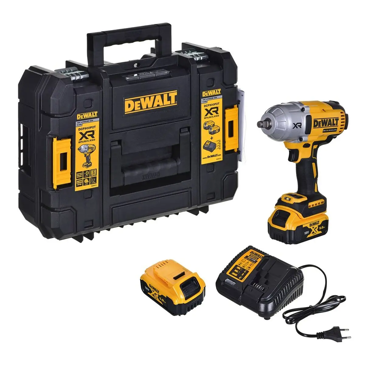 Chave De Impacto Dewalt Dcf900p2t-Qw 18 V 1898 Nm 1355 Nm 1