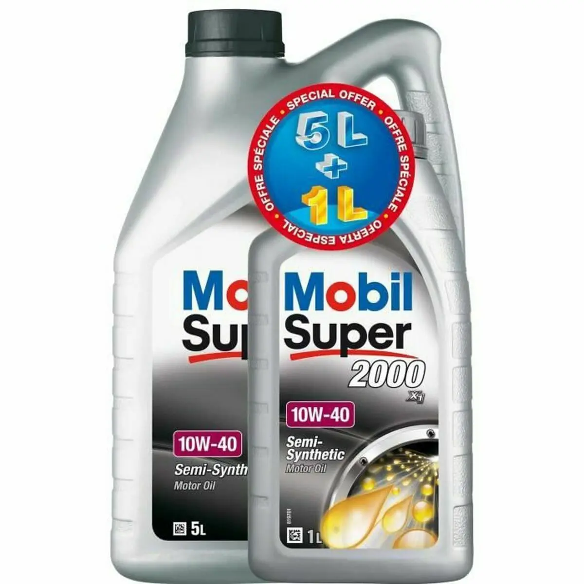 Óleo De Motor Para Automóveis Mobil S2000 10W40 6 L 1