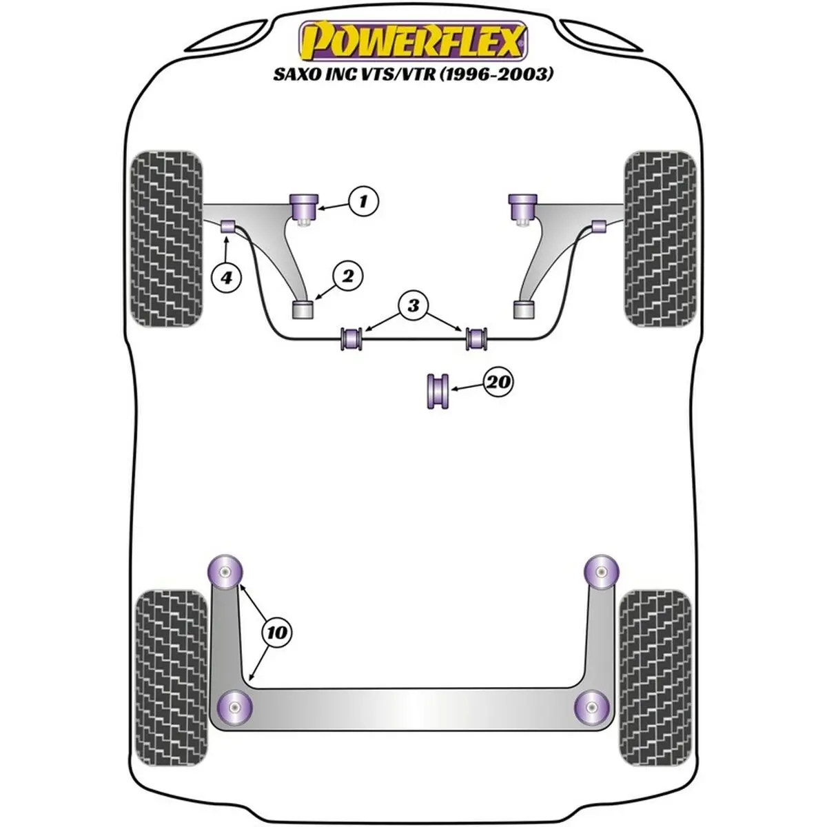Silentblock Powerflex Pff12-101 Delantera Chasis 2