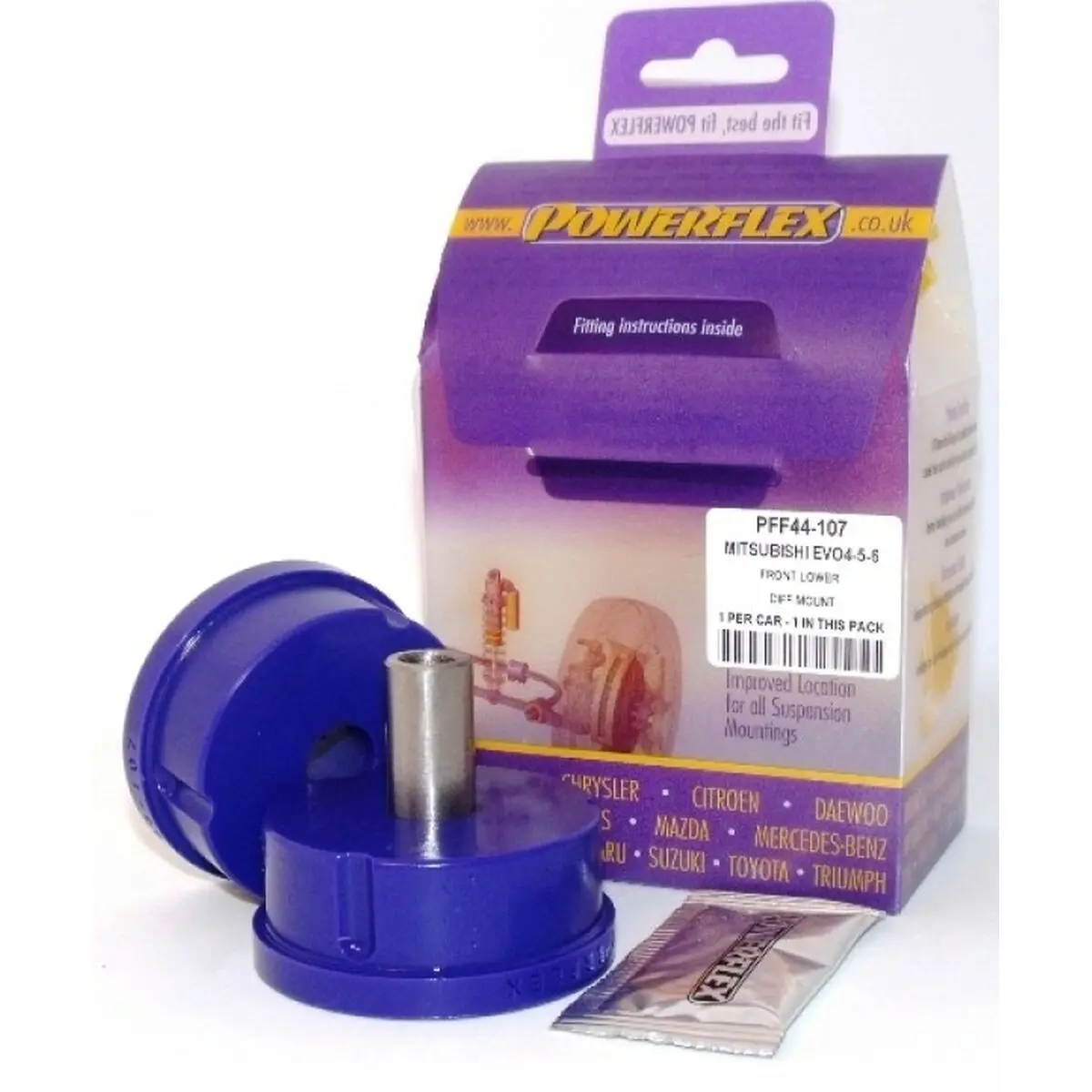 Silentblock Powerflex Pff44-107 Barra De Reforço (1 Unidade) 1