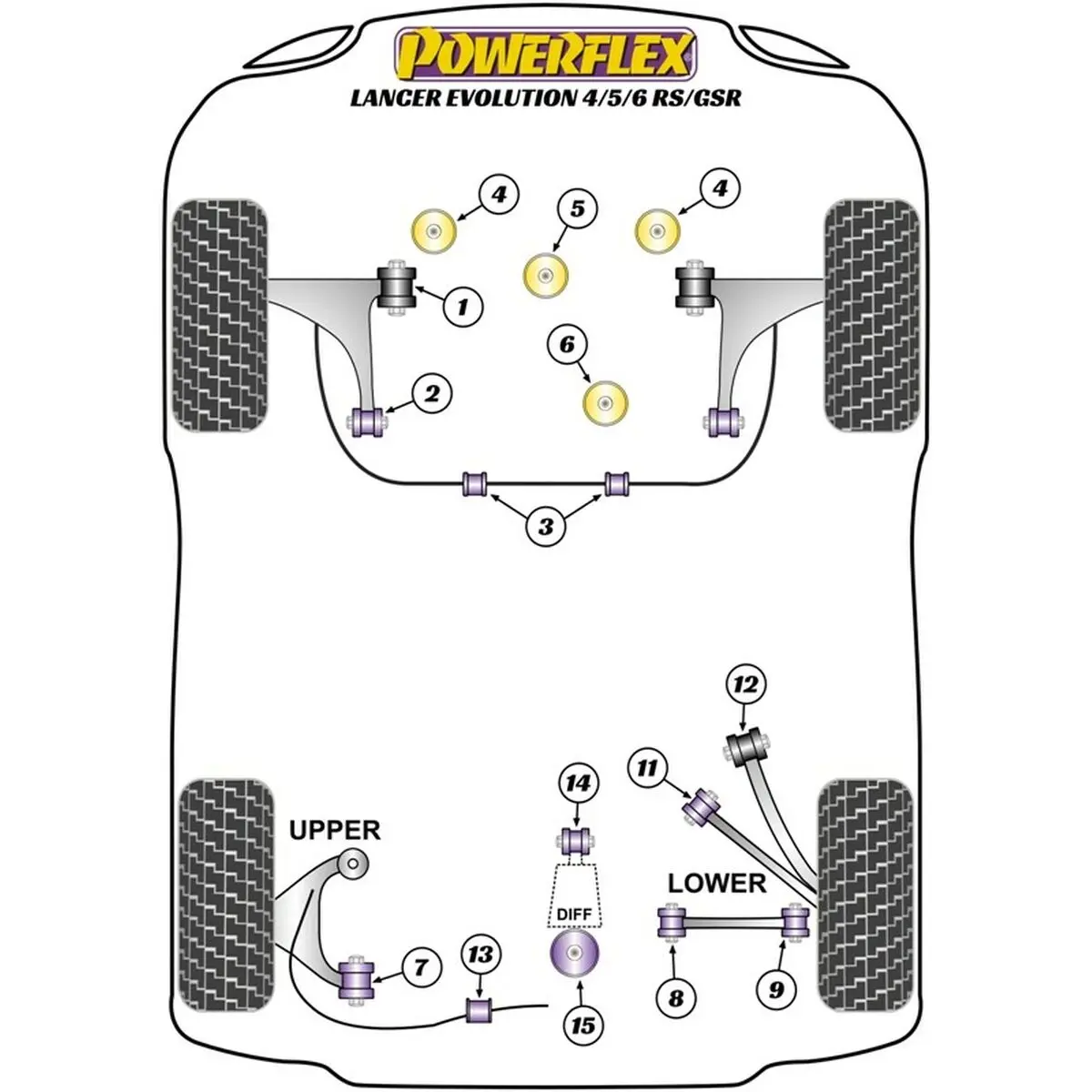 Silentblock Powerflex Pff44-107 Barra De Reforço (1 Unidade) 2