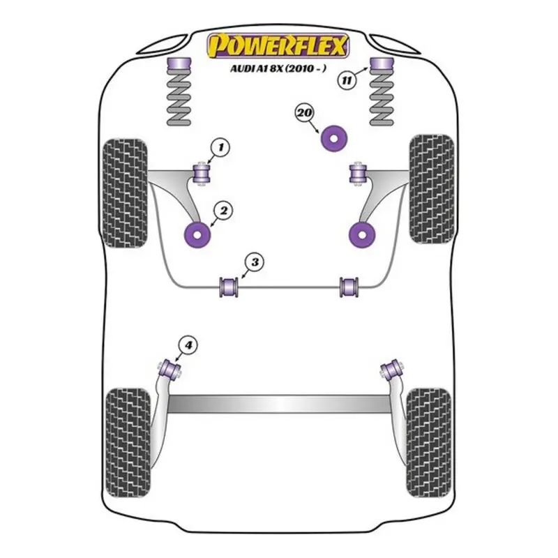 Silentblock Powerflex Pff85-201 2